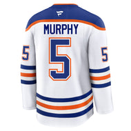 Connor Murphy Edmonton Oilers Autographed Fanatics Road White Premium Jersey