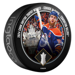 Connor McDavid Edmonton Oilers 2024 Conn Smythe Trophy Winner Puck