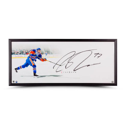 Connor McDavid Signed Edmonton Oilers The Show 20x44 Framed Print