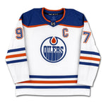 Connor McDavid Signed Edmonton Oilers adidas White Road Pro Jersey