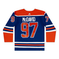 Connor McDavid Signed & Inscribed Edmonton Oilers adidas Home Pro Jersey 1000 Points Limited Edition