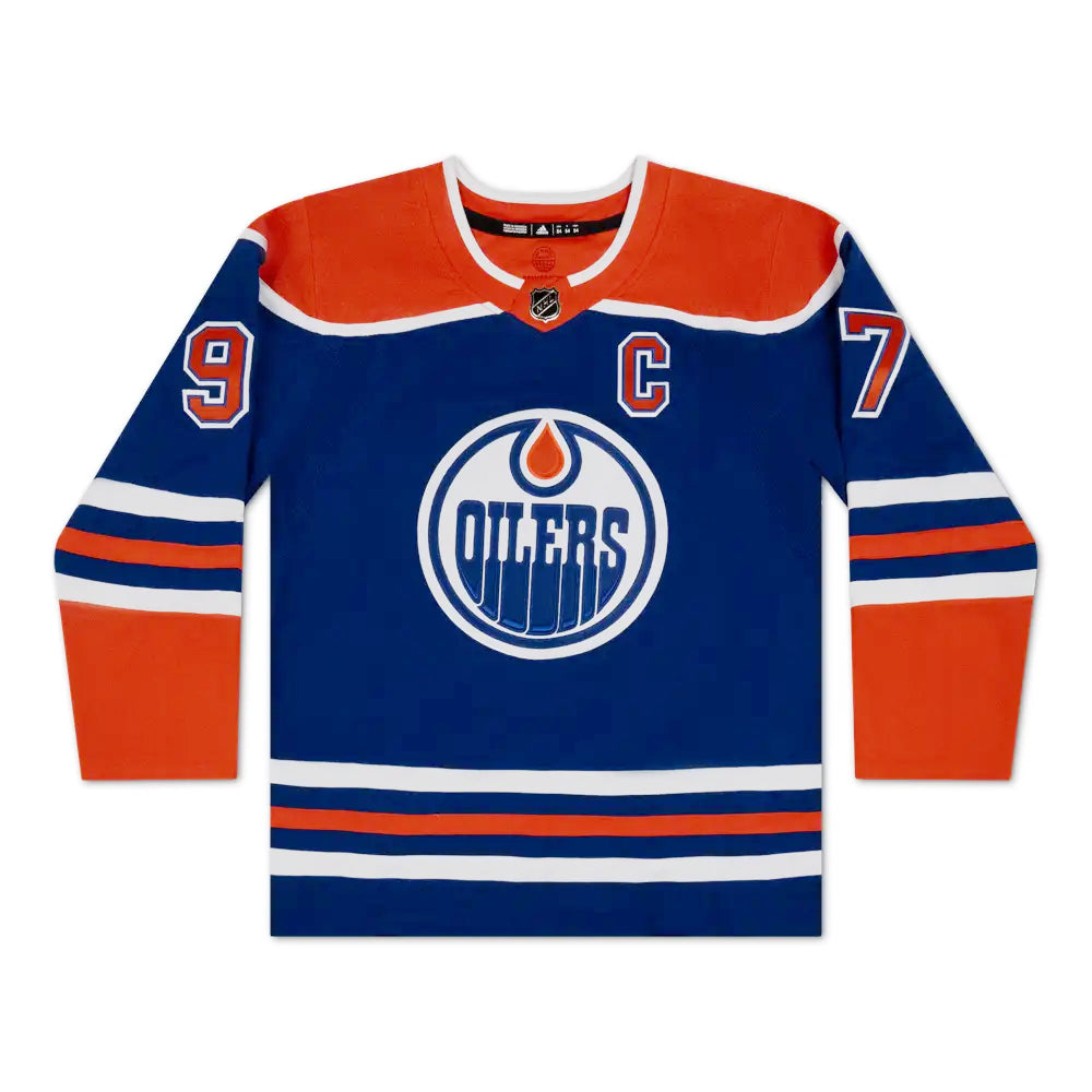 Connor McDavid Signed & Inscribed Edmonton Oilers adidas Home Pro Jersey 1000 Points Limited Edition