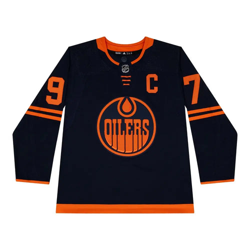 Connor McDavid Signed & Inscribed Edmonton Oilers adidas Navy Third Pro Jersey 6x All Star Limited Edition