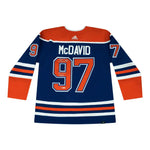 Connor McDavid Signed & Inscribed Edmonton Oilers adidas Royal Home Pro Jersey 700 Points Limited Edition