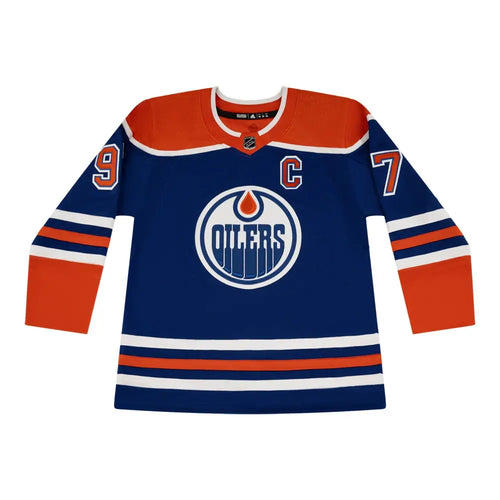 Connor McDavid Signed & Inscribed Edmonton Oilers adidas Royal Home Pro Jersey 700 Points Limited Edition