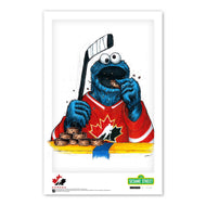 Team Canada Cookie Monster 11x17 Poster Print