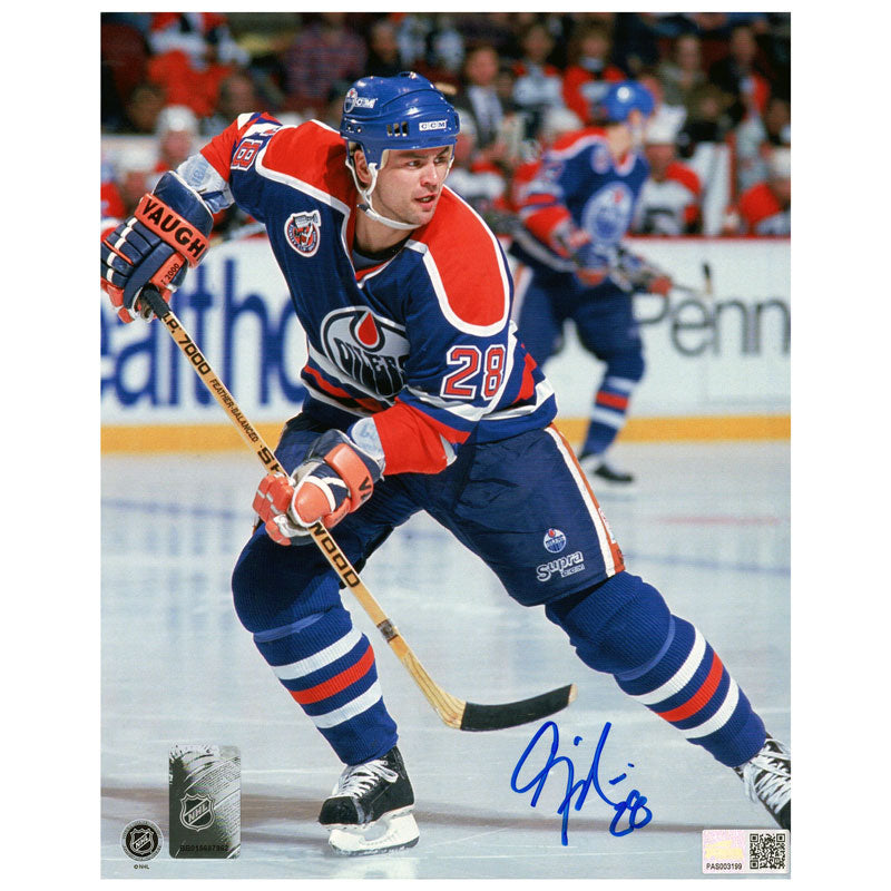 Craig Muni Edmonton Oilers Autographed 8x10 Photo