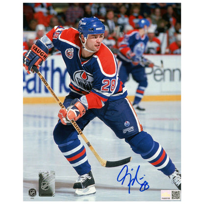 Craig Muni Edmonton Oilers Autographed 8x10 Photo