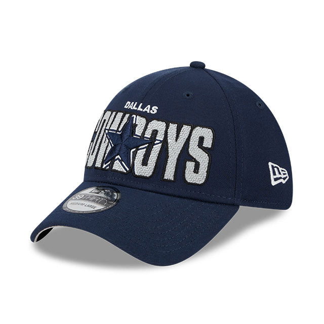 Dallas Cowboys New Era 2023 NFL Draft 39THIRTY Stretch Fit Hat Navy