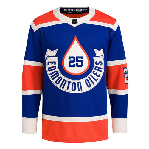 Edmonton oilers custom sales jersey