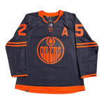 Darnell Nurse Signed Edmonton Oilers Alternate Navy adidas Authentic Jersey