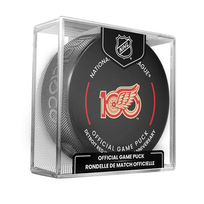 Detroit Red Wings Official 2025-26 NHL Game Design Puck