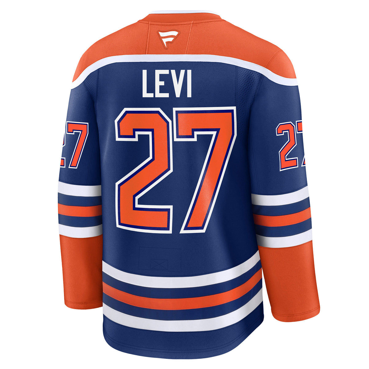 Devon Levi Edmonton Oilers Fanatics Premium Home Jersey with On-Ice Cresting