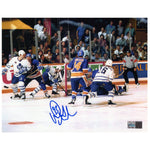 Doug Gilmour Signed Toronto Maple Leafs 93 Playoffs Double Overtime Goal 8x10 Photo