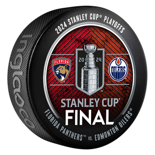 Edmonton Oilers vs Florida Panthers 2024 Stanley Cup Final Match-Up Puck