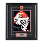 Ed Belfour Chicago Blackhawks Eagle Mask Signed 8x10 Photo
