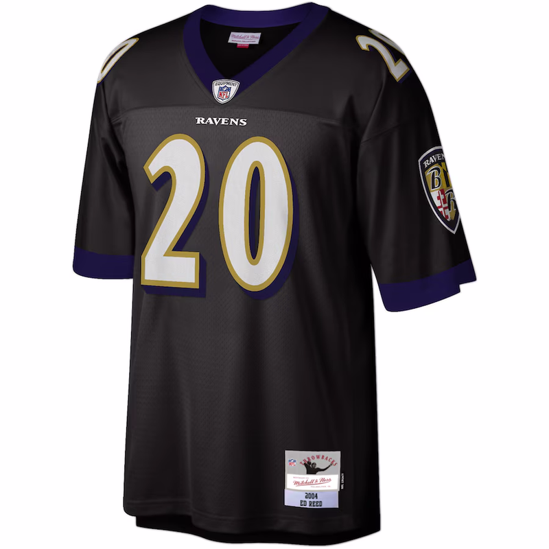 Ed Reed Mitchell Ness Baltimore Ravens Legacy Jersey 2004 Pro Am Sports