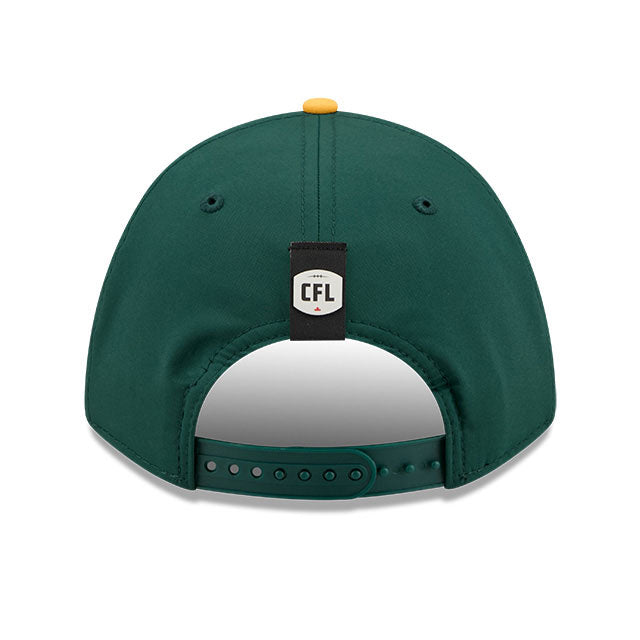 Edmonton Elks New Era 9FORTY M-Crown CFL Sideline Snapback