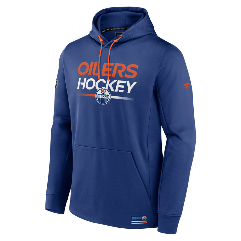 Edmonton Oilers 2023 Authentic Pro Rink Poly Fleece Pullover Hood