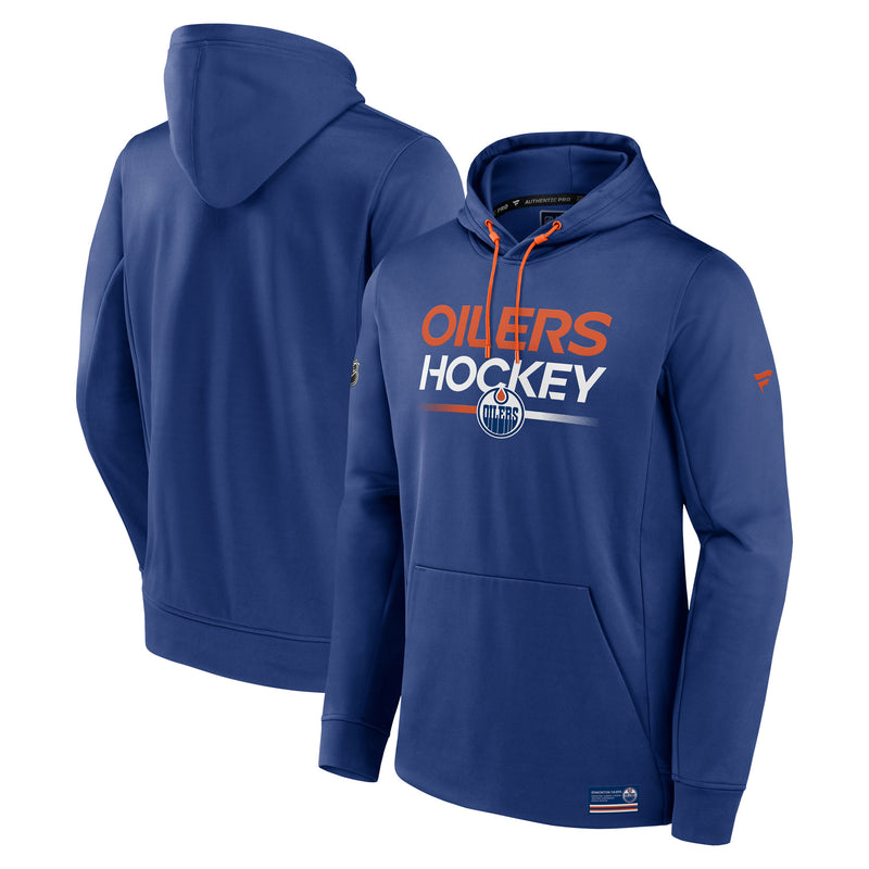Edmonton Oilers 2023 Authentic Pro Rink Poly Fleece Pullover Hood