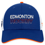 Edmonton Oilers 2023 Authentic Pro Rink Structured Trucker Hat