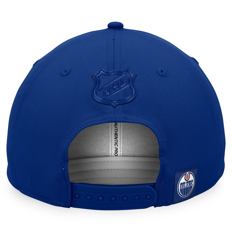 Edmonton Oilers 2023 Authentic Pro Road Structured Adjustable Hat