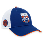 Edmonton Oilers 2023 NHL Draft Authentic Pro On Stage Trucker Snapback Hat