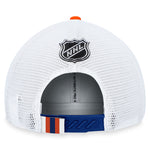 Edmonton Oilers 2023 NHL Draft Authentic Pro On Stage Trucker Snapback Hat