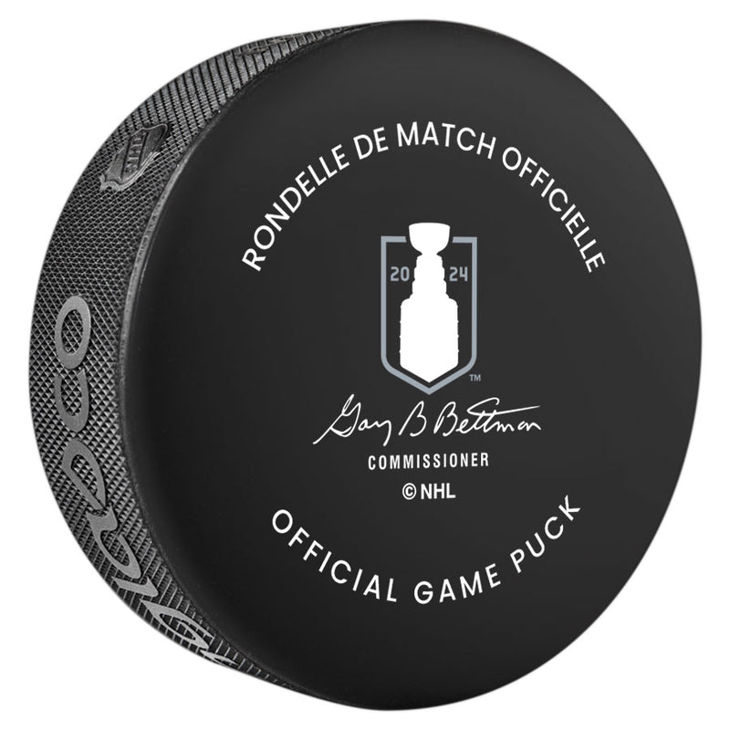 Edmonton Oilers 2024 Stanley Cup Playoffs NHL Game Puck Rounds 1 & 2