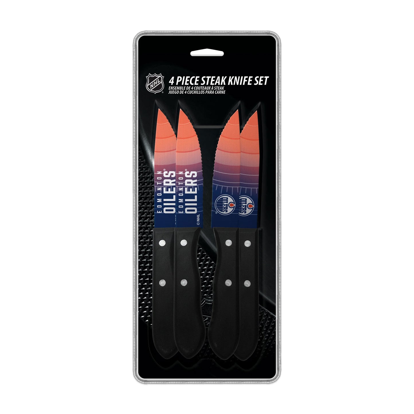 Edmonton Oilers 4pc Steak Knife Set