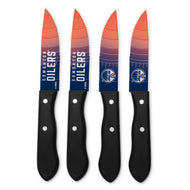 Edmonton Oilers 4pc Steak Knife Set