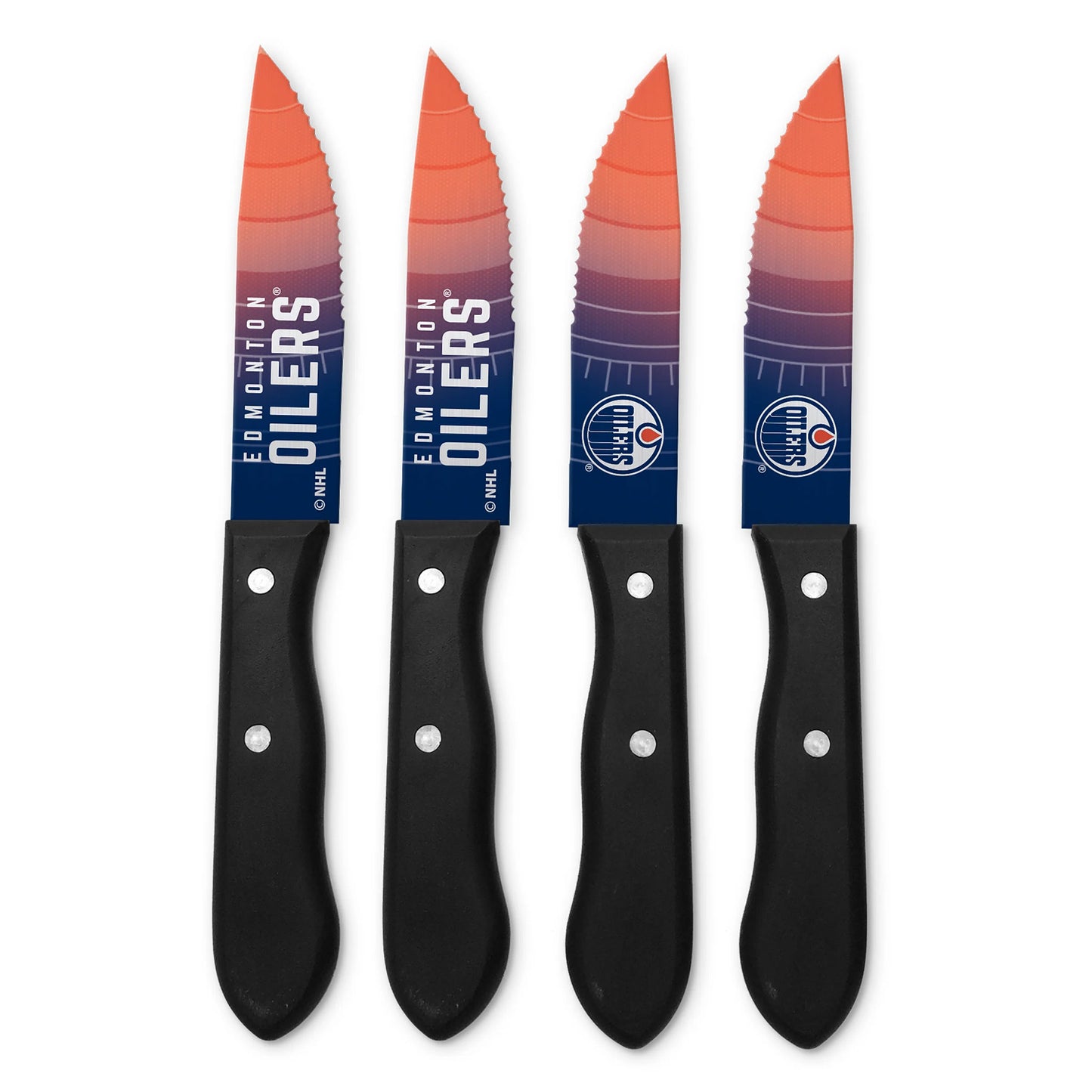Edmonton Oilers 4pc Steak Knife Set