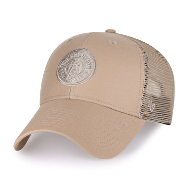 Edmonton Oilers Alternate Secondary Logo Khaki Branson '47 MVP Cap