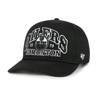 Edmonton Oilers Break Wood Black Rope '47 Hitch Hat