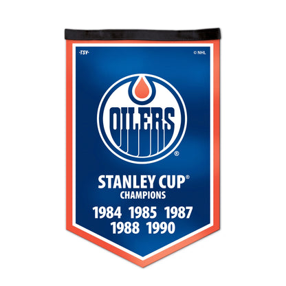 Edmonton Oilers Championship Victory Banner