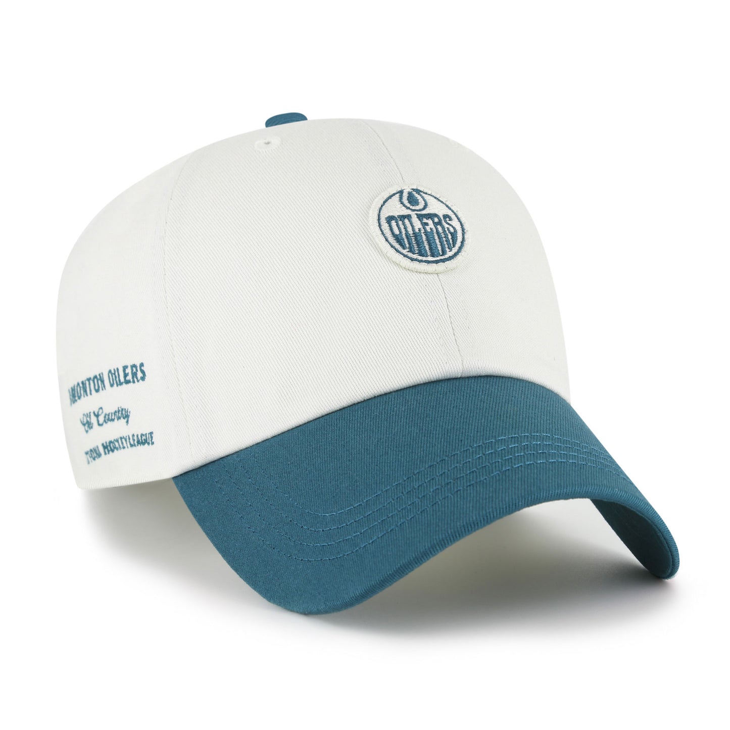 Edmonton Oilers Contemporary Two Tone Cyan '47 Clean Up Hat
