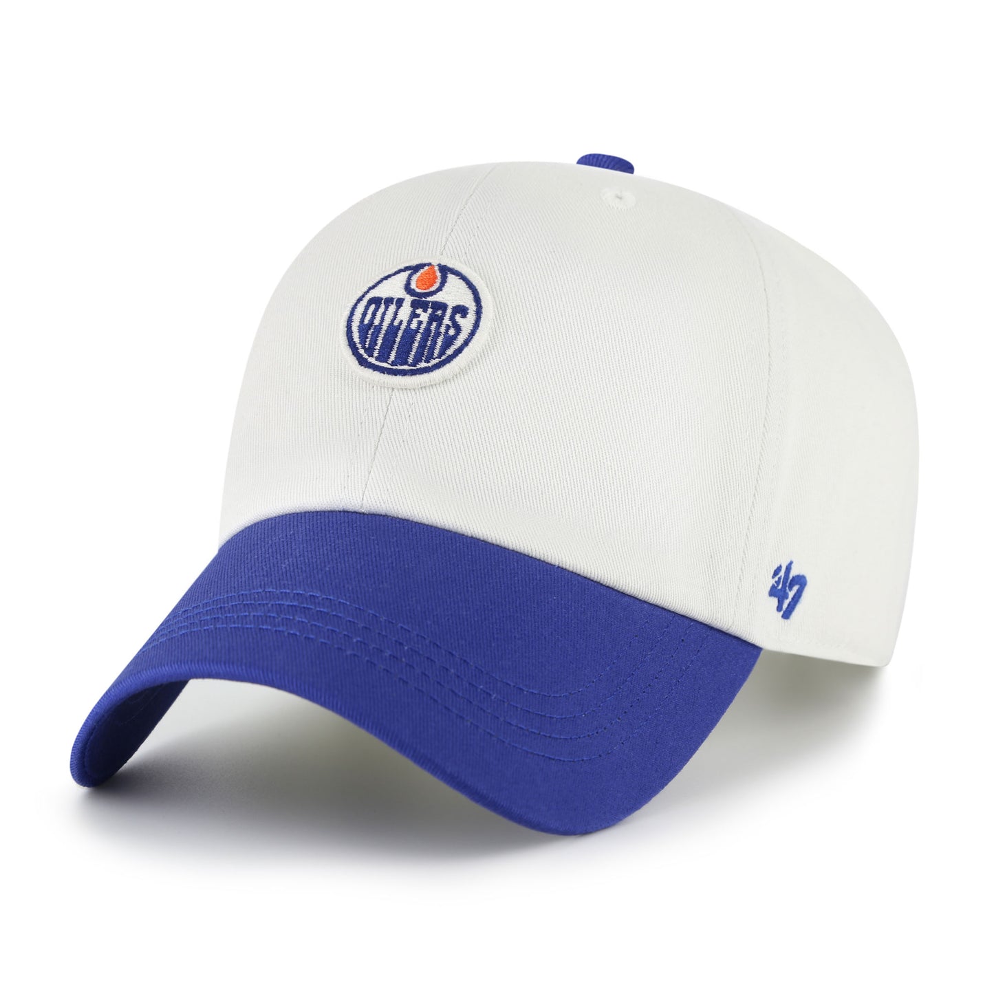 Edmonton Oilers Contemporary Two Tone Royal '47 Clean Up Hat