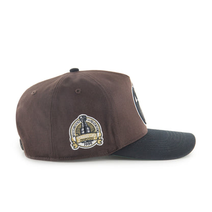 Edmonton Oilers Dark Chocolate Sure Shot '47 Hitch Hat