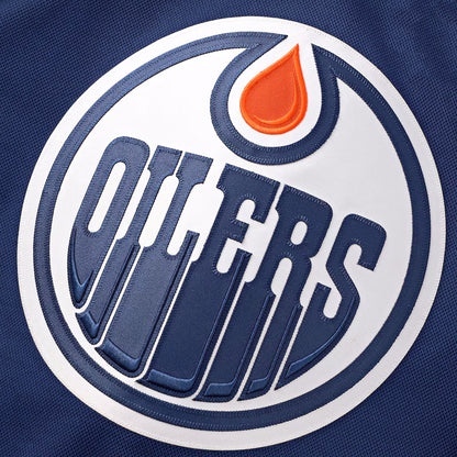 Evan Bouchard Edmonton Oilers Fanatics Premium Home Jersey with On Ice Cresting