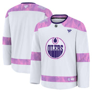 Edmonton Oilers Fanatics Hockey Fights Cancer Practice Jersey