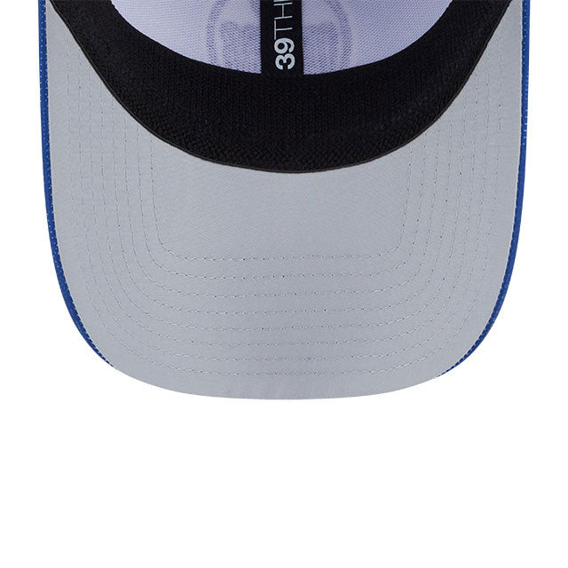 Edmonton Oilers New Era Blue Tonal Camo 39THIRTY Flex Hat