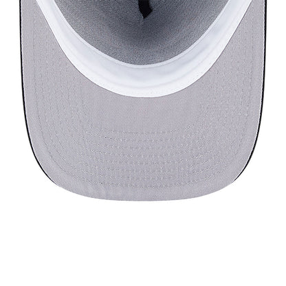 Edmonton Oilers New Era Chainstitch Black 9FIFTY A-Frame Snapback Hat
