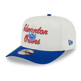 Edmonton Oilers New Era Chainstitch Two Tone 9FIFTY A-Frame Snapback Hat