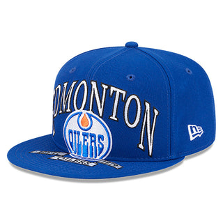 Edmonton Oilers New Era Oversized Logo 59FIFTY Fitted Hat