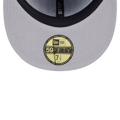 Edmonton Oilers New Era Oversized Logo 59FIFTY Fitted Hat