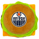 Edmonton Oilers Pet Cheese Burger Plush Squeak Toy