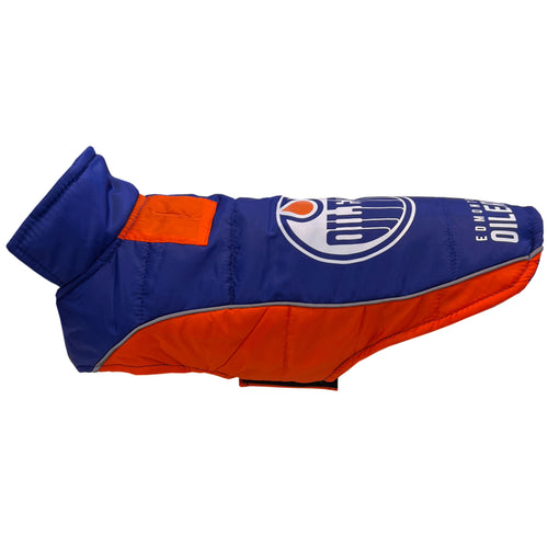 Edmonton Oilers Pet Puffer Vest