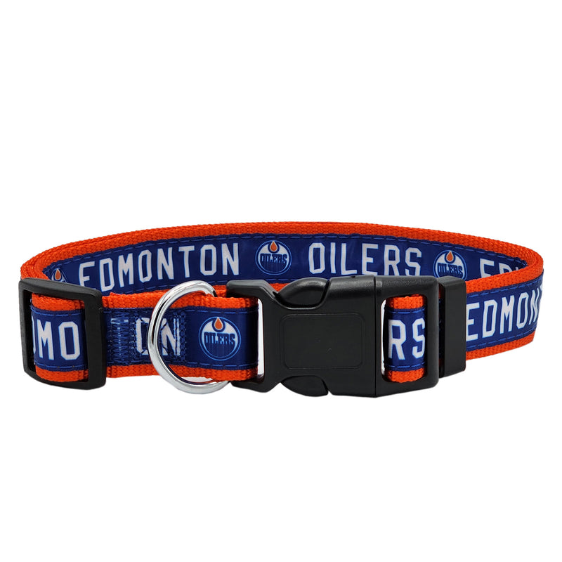 Edmonton Oilers Satin Pet Collar