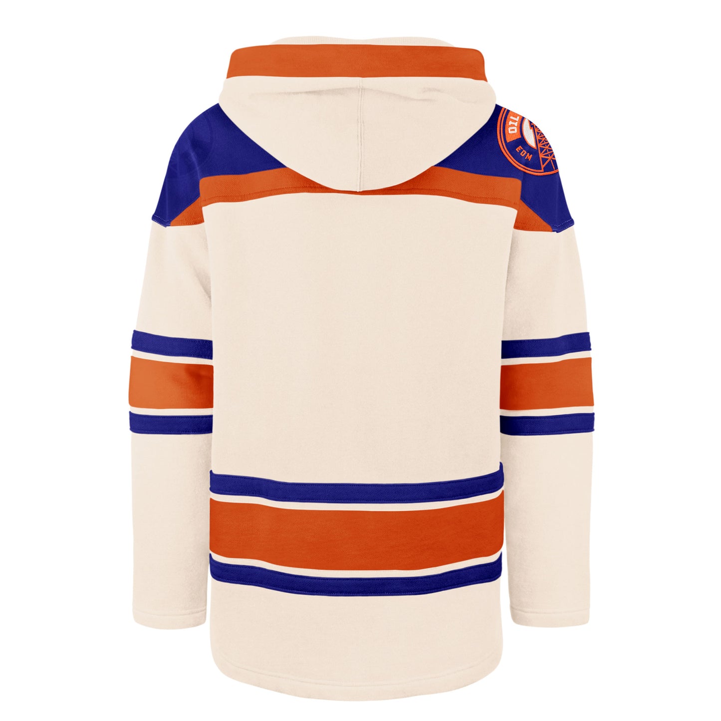 Edmonton Oilers '47 Alternate Logo Cream Lacer Hood