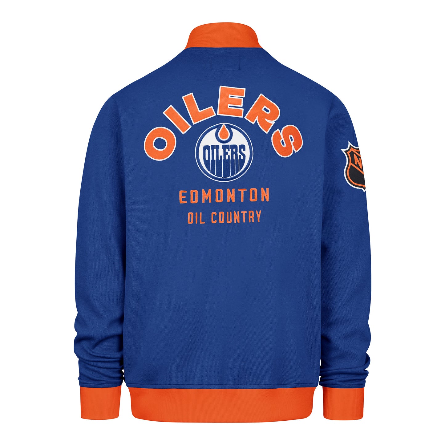 Edmonton Oilers '47 Relief PIQUÉ Track Jacket – NHL Licensed